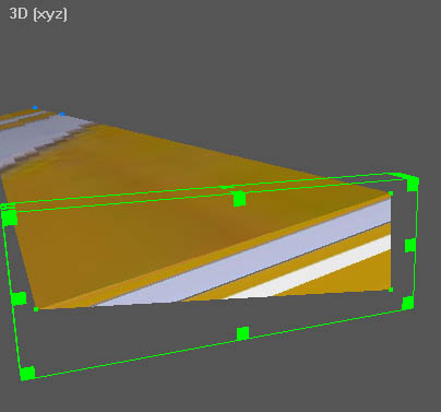 Image shows new surface with bad texture on aileron